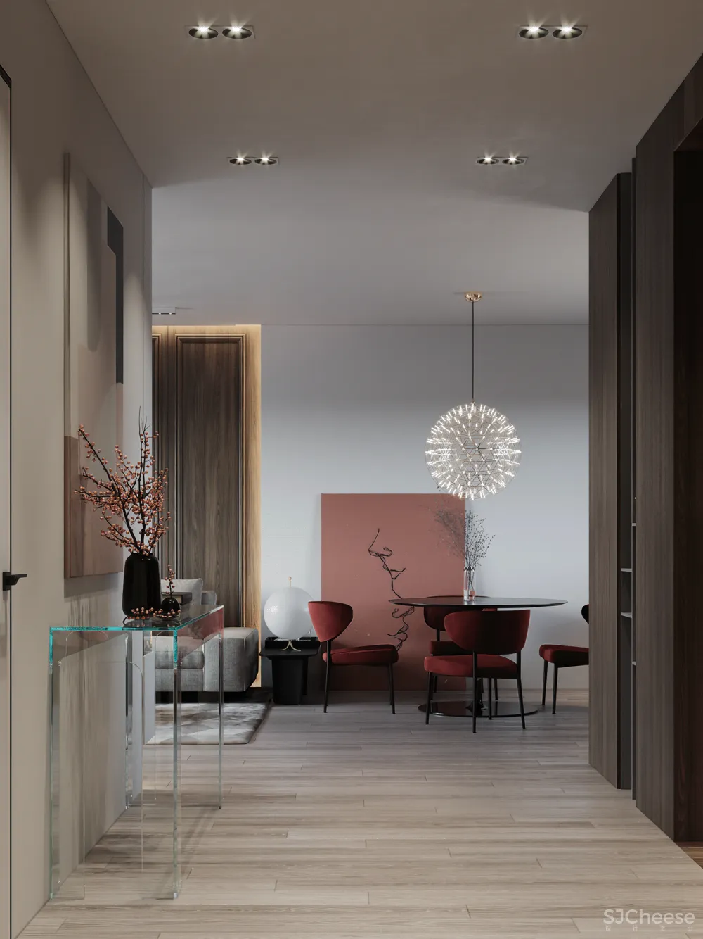 优雅与张力,赋予空间舒适的感受!