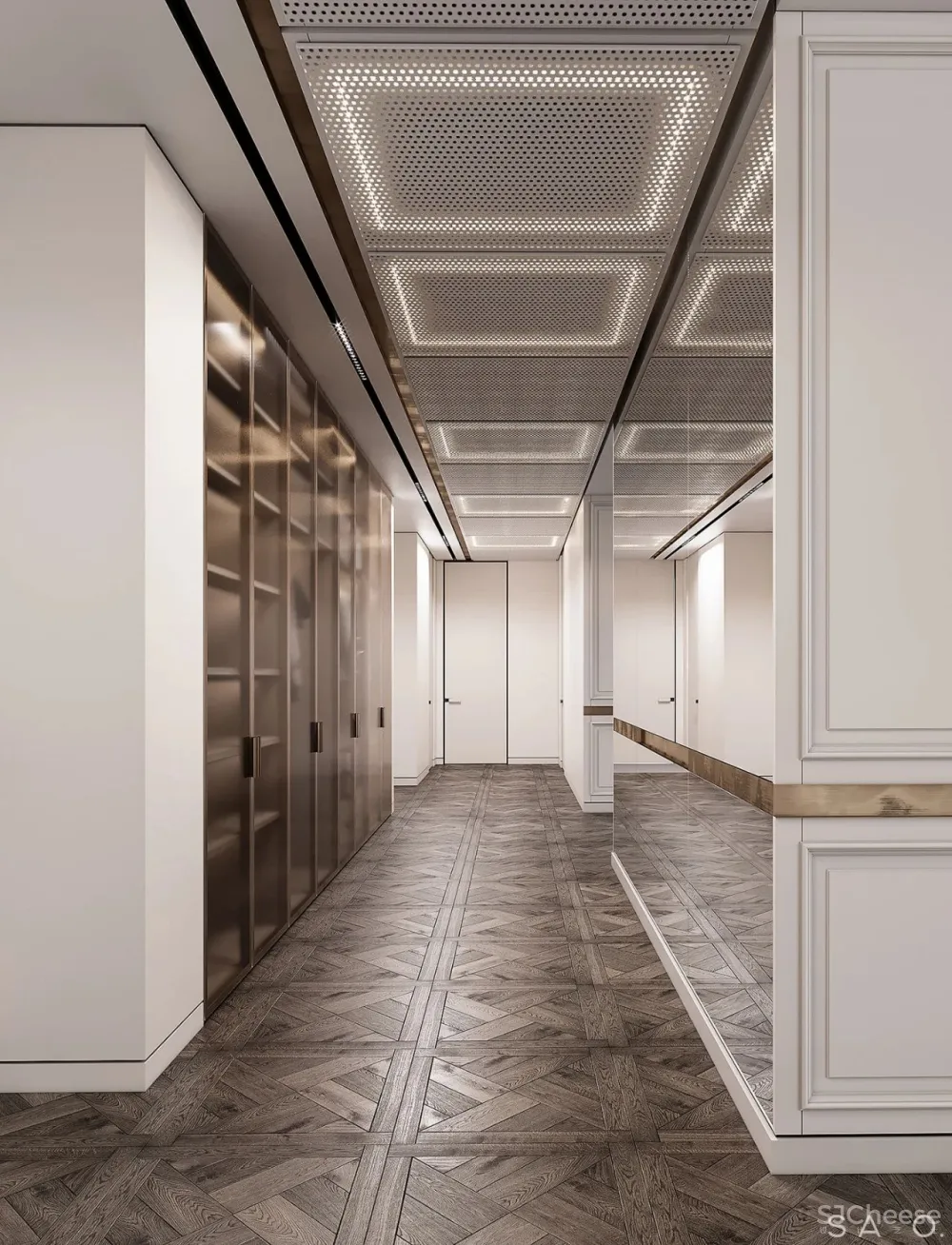 轻奢 高级灰，257㎡轻奢大平层