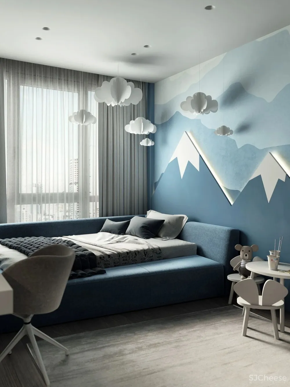 105㎡深色极简,美出新高度!