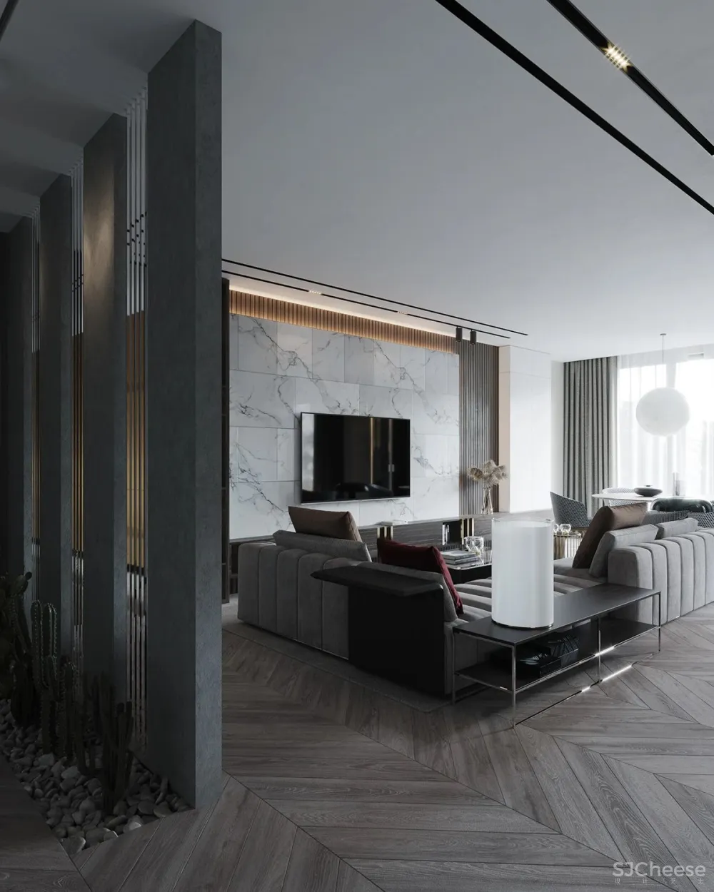 现代轻奢:简约高级灰,轻奢有度!