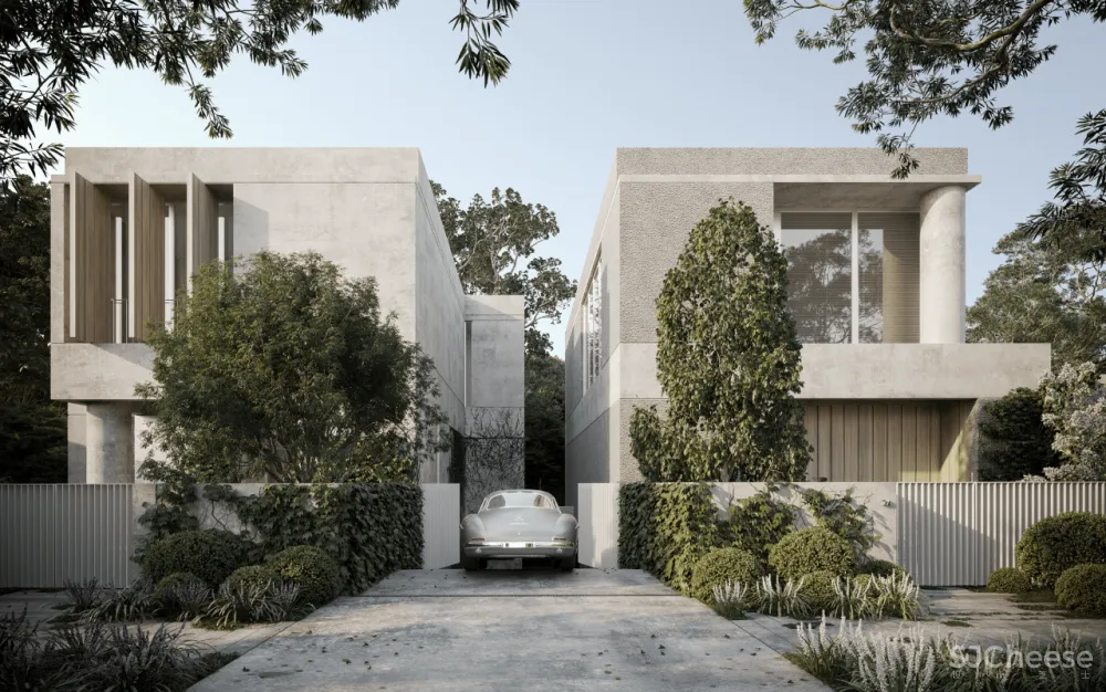 小而美的公寓楼,简约又有细节,这才叫高级!