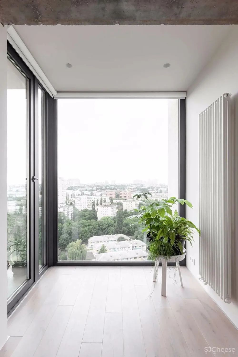 78㎡的单身简约公寓，竟只用2扇门搞定空间布局？