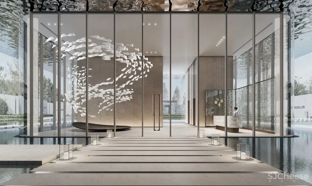 飞视新作 「 浩瀚空蒙 、轻盈通透」融创上海映红桥展示中心