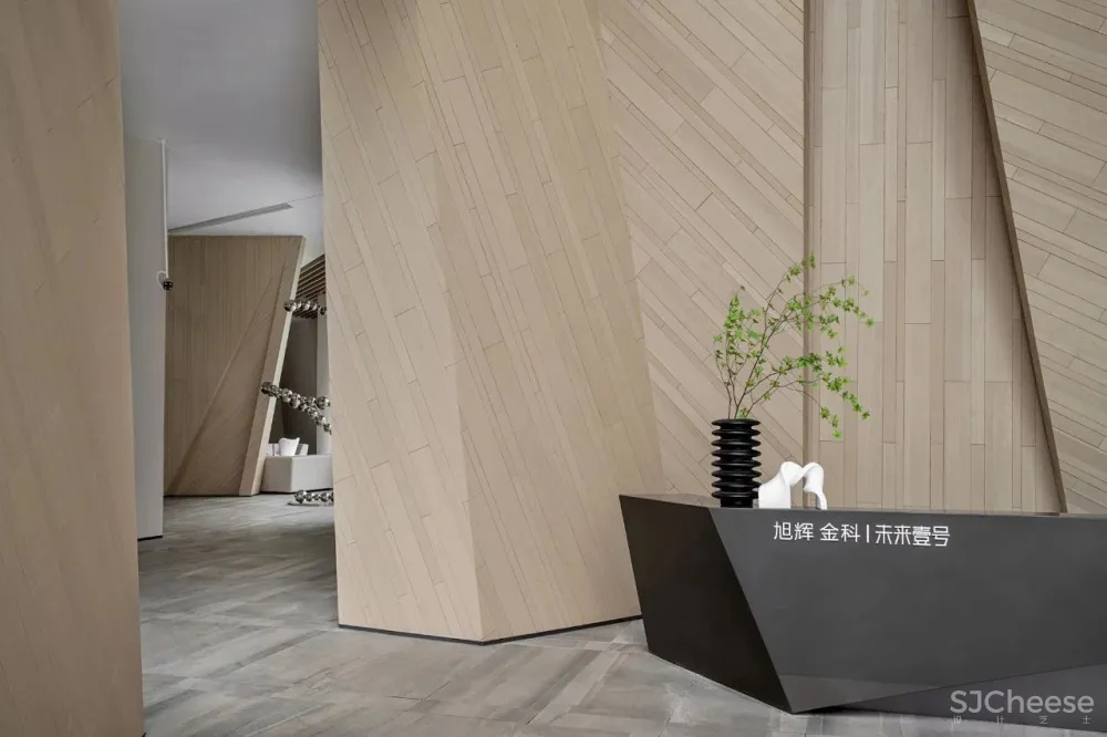 尚壹扬新作丨折线,让空间起舞:旭辉⾦科·贵阳乌当销售中⼼