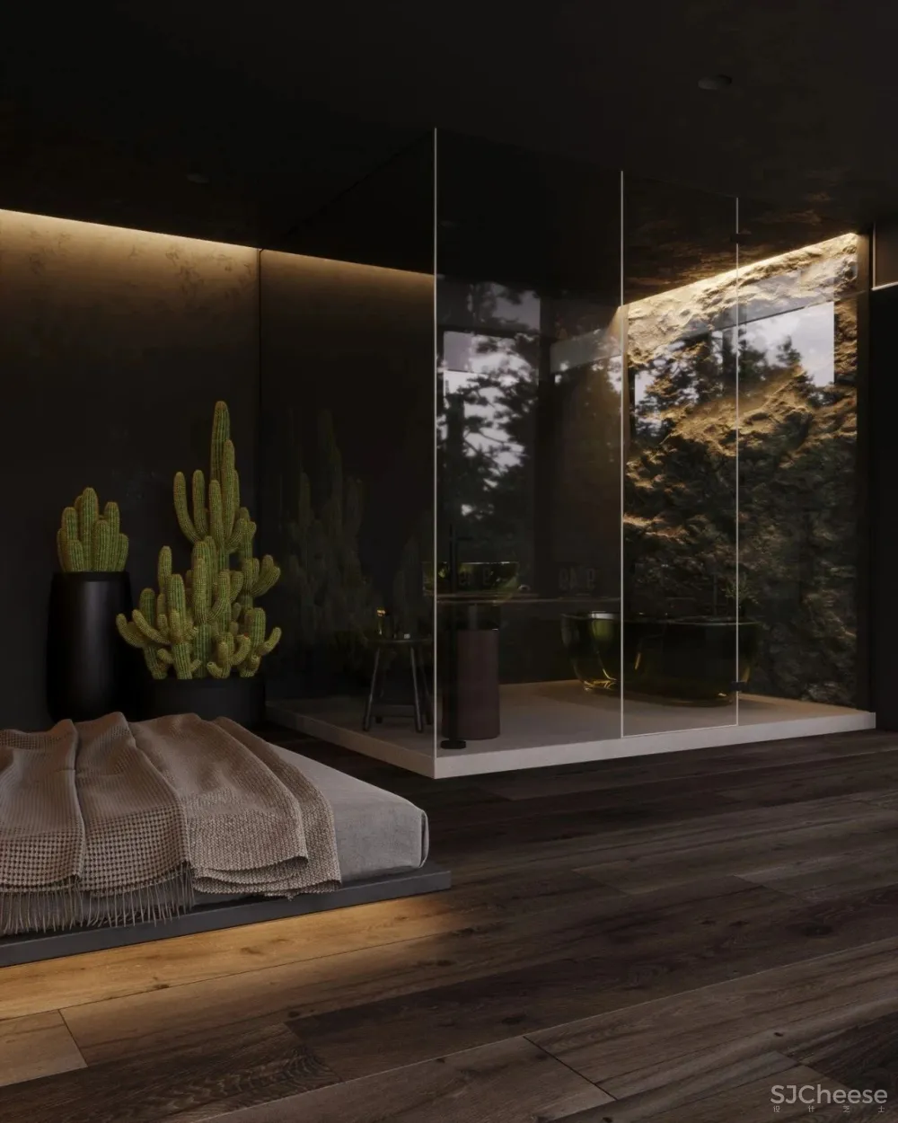 250㎡高级黑别墅，满满的高级感！