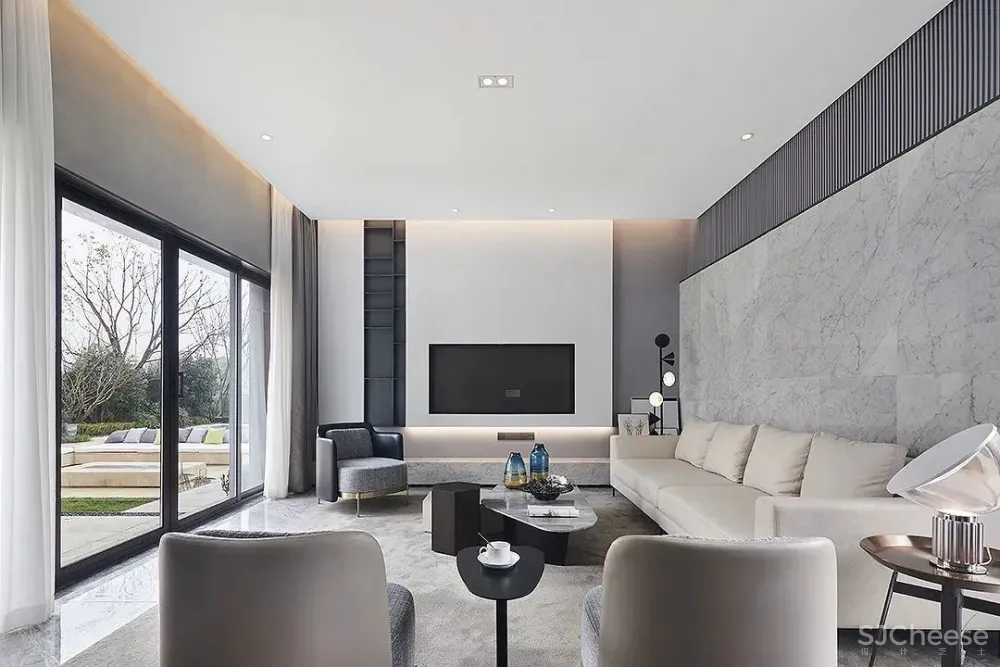 纯净而内敛,大隐于日光的莫兰迪美宅 WAVE澜舍