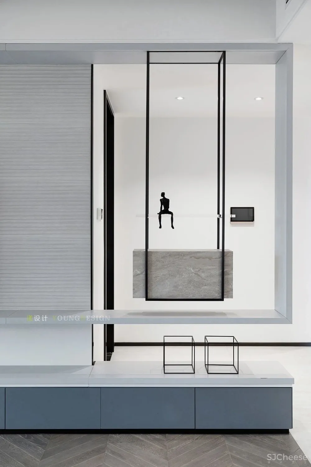 300㎡大平层极简风,你敢这样装修? 漾设计