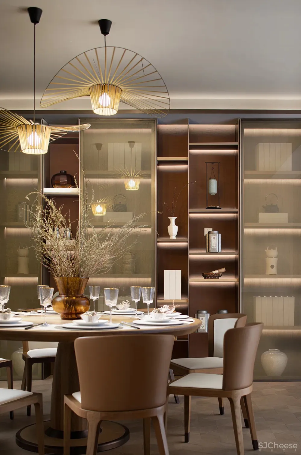 新中式样板房,古典韵味与现代简洁的绝美融合