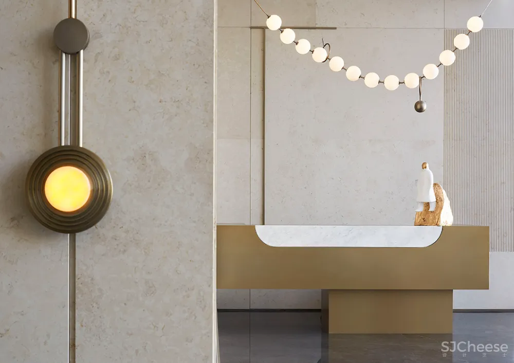 460㎡简雅售楼处,超凡脱俗的高级感 潘天寿-馥高