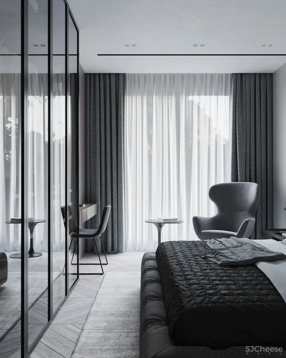 现代轻奢:简约高级灰,轻奢有度!