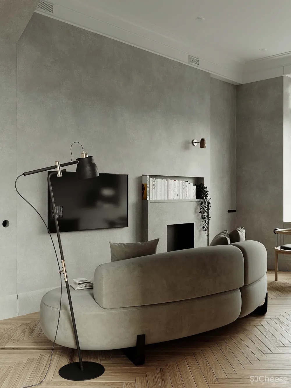 96㎡ 高级灰这样用，尽显极简之美！