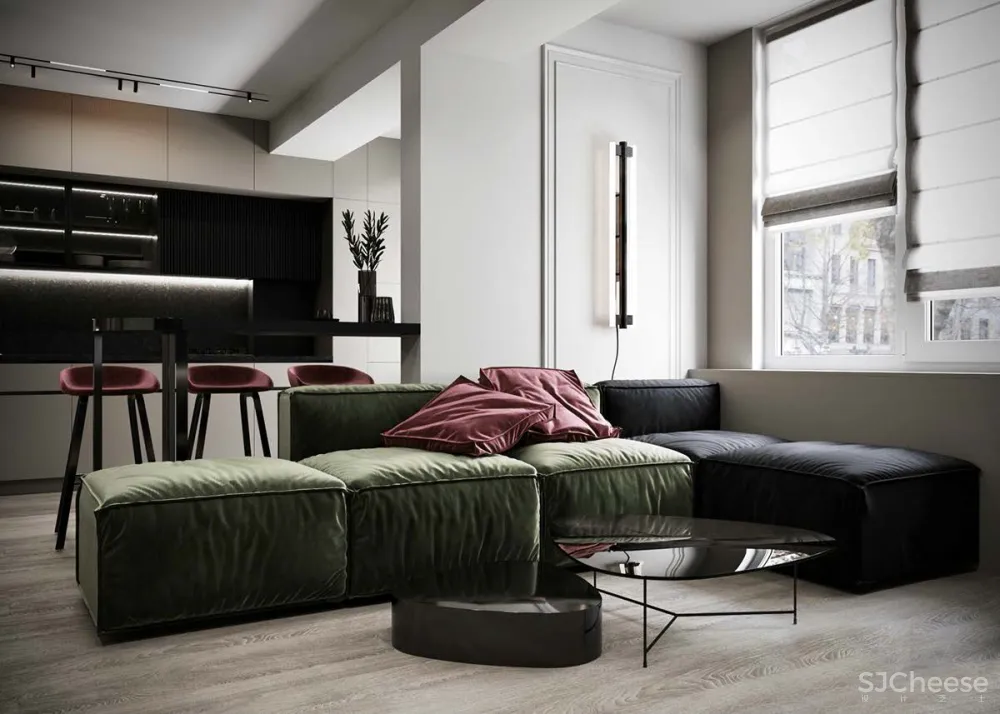 86㎡ 一室一厅，主卧空间这样布局宽敞又大气！