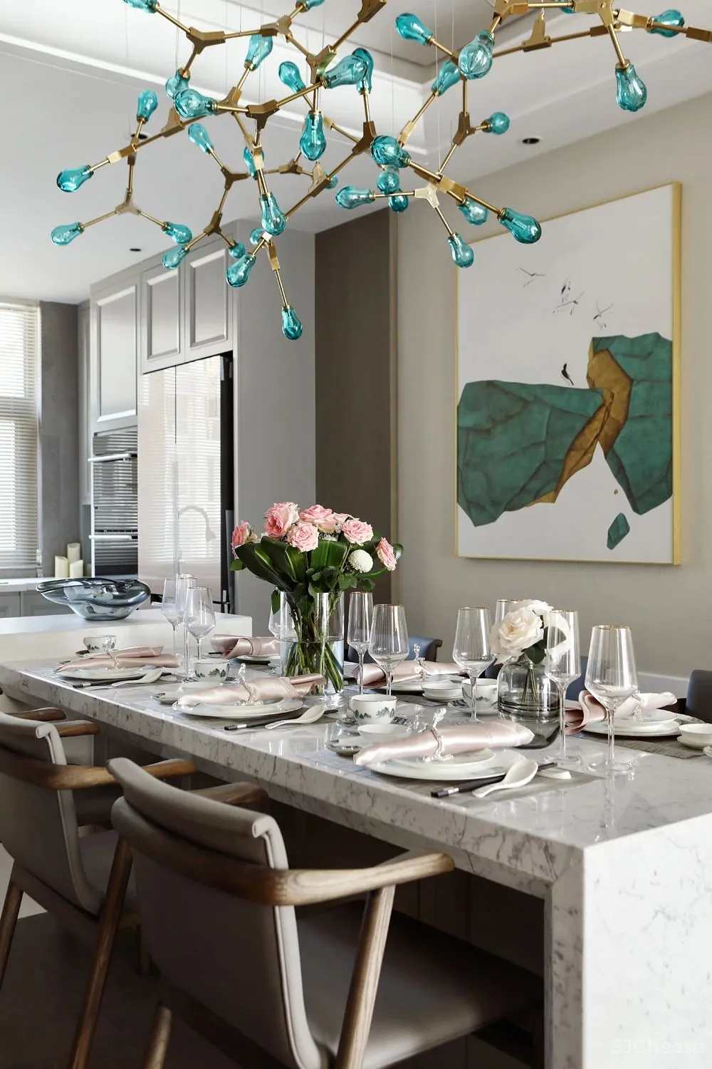 180m²写意新中式，方寸之间皆是儒雅与时尚！