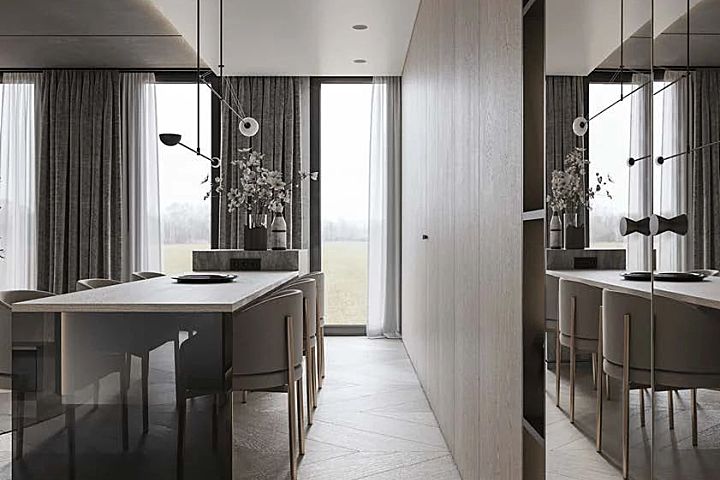 家里留一面清水混凝土墙,这质感太高级了!