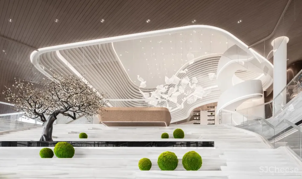 金茂青岛售楼处:创新一座岛 赛瑞迪普空间设计