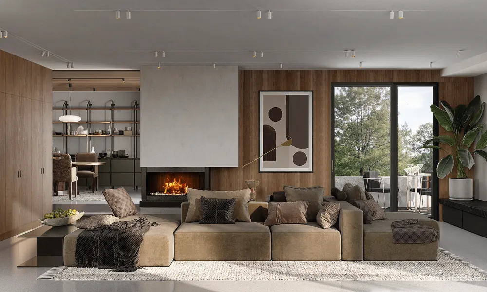 86.9㎡现代家居，别具魅力的空间设计！