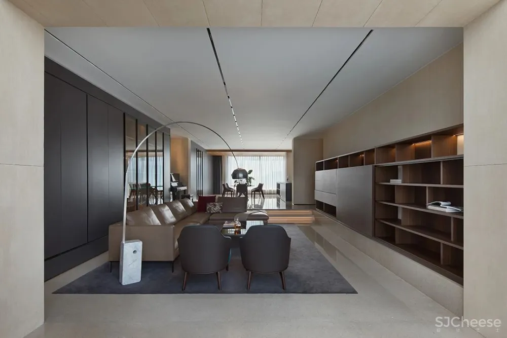 JANMEI 黄洁新 540㎡ 顶层复式,一家人将生活过成了极简诗意