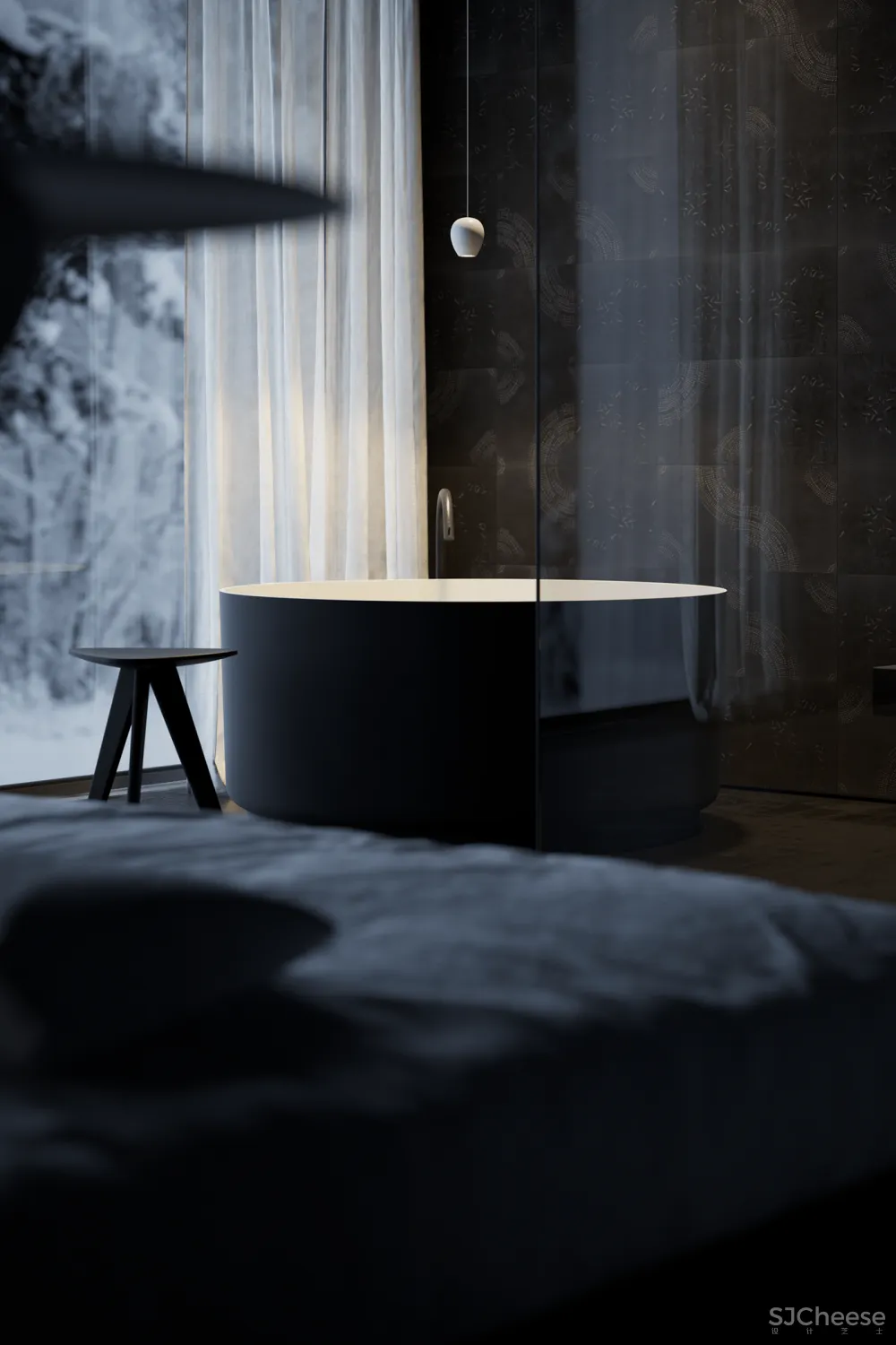 270㎡黑色空间,高级迷人!