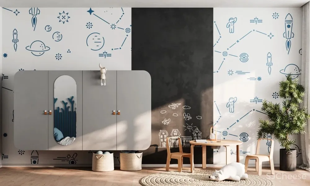 55㎡一居室变二居室,老外也学会了封阳台!