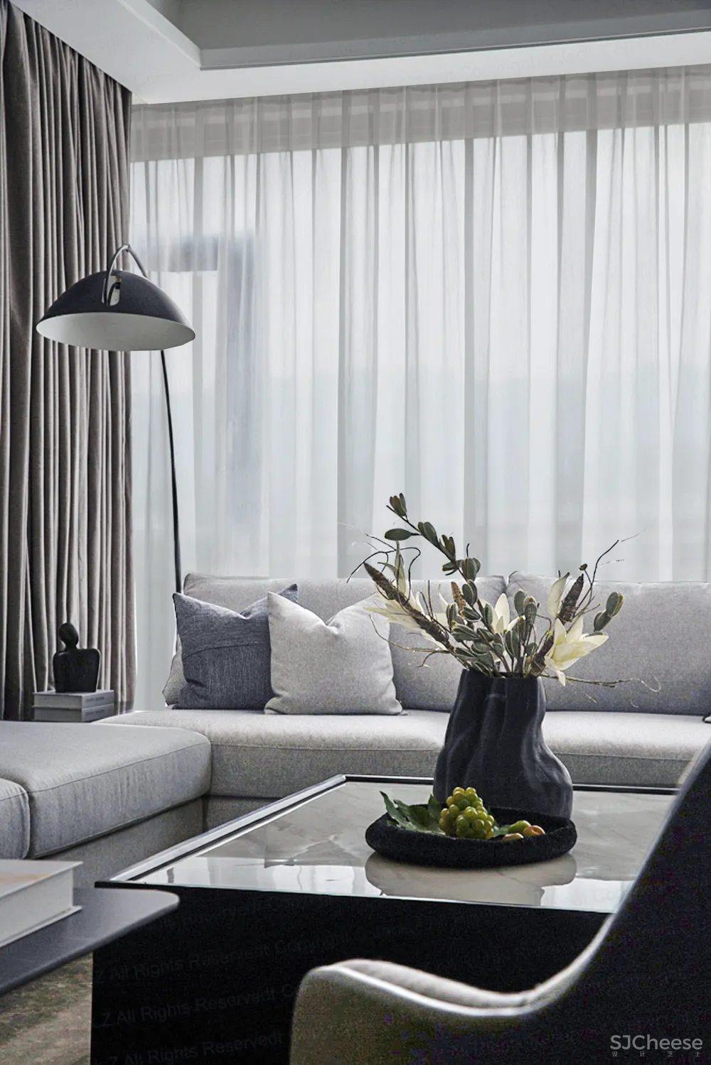 300㎡河畔大平层，现代生活的诗意栖居！