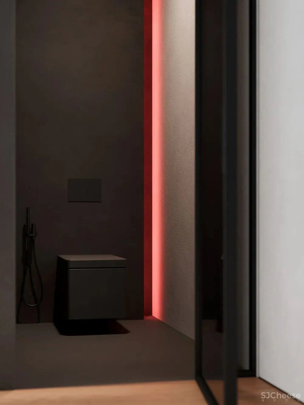 55㎡一居室变二居室,老外也学会了封阳台!