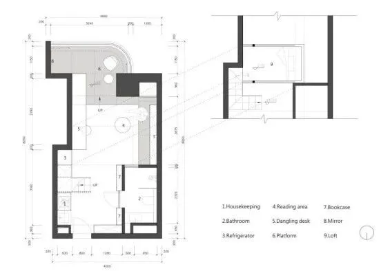 小而美的极简微型公寓，设计师的私享空间