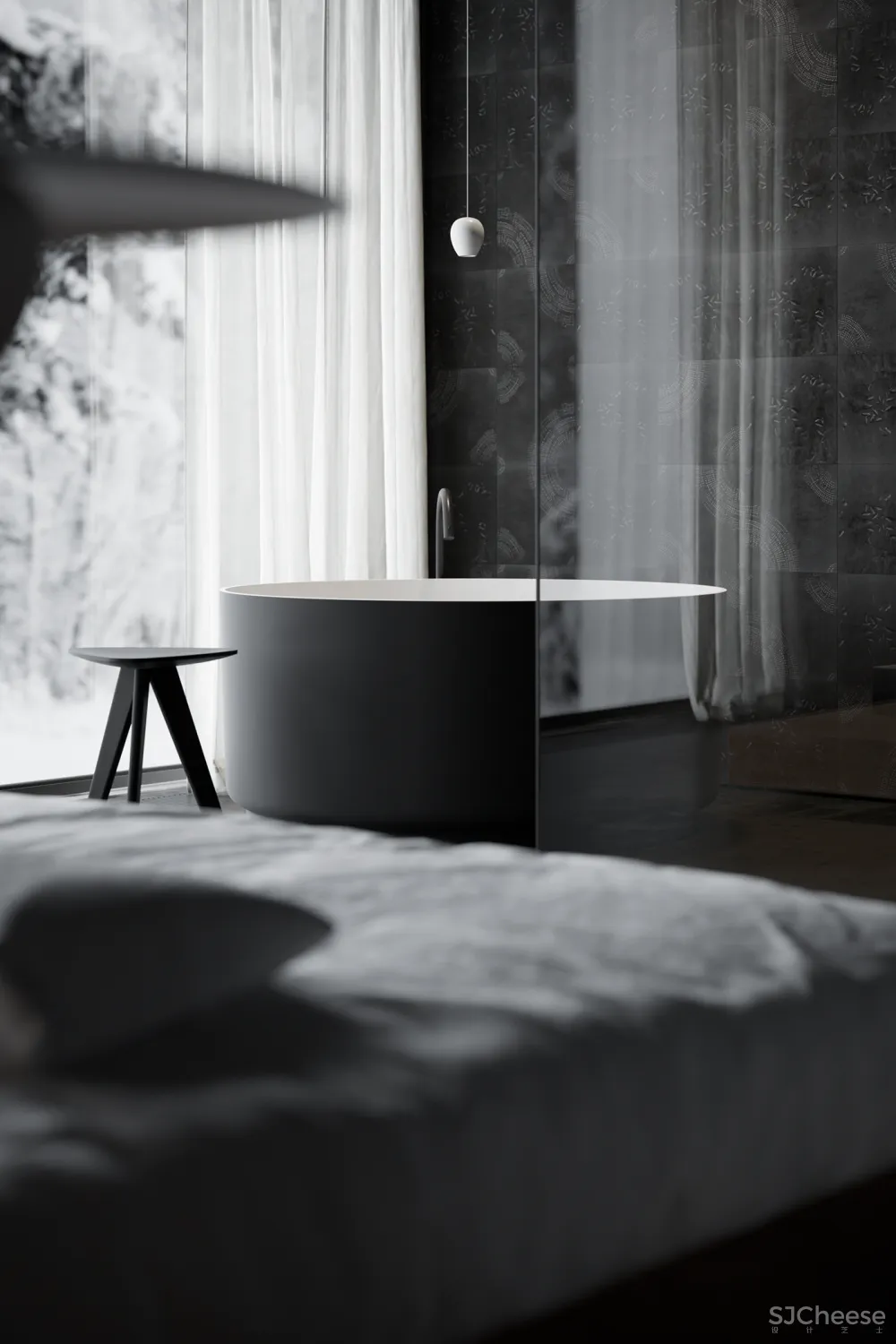 270㎡黑色空间,高级迷人!