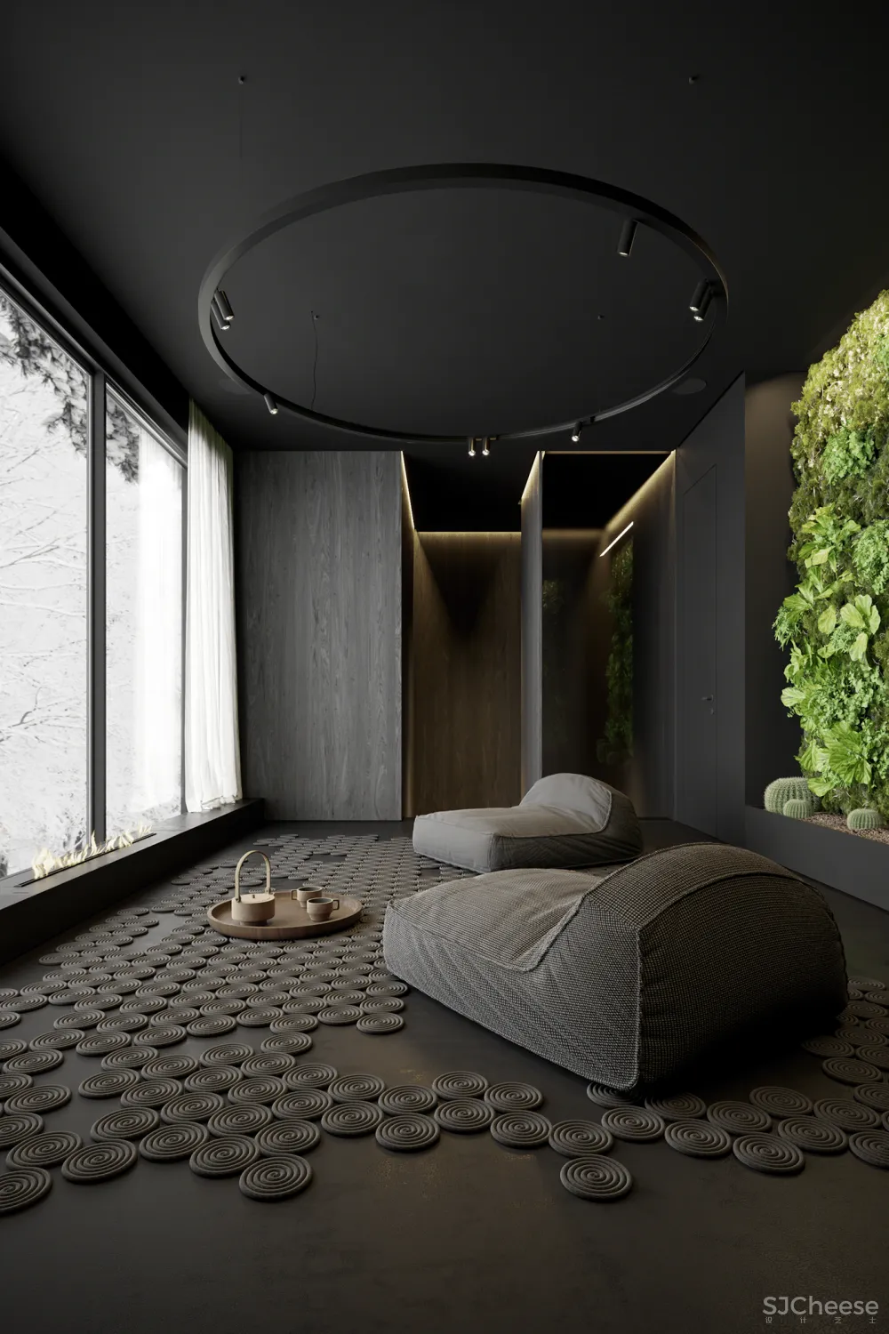 270㎡黑色空间,高级迷人!