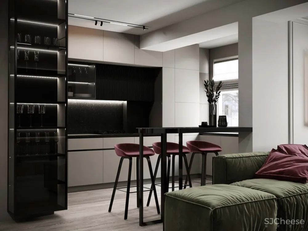 86㎡ 一室一厅，主卧空间这样布局宽敞又大气！