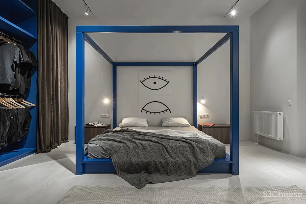 55㎡一室户装修花 16 万,还是全开放布局!