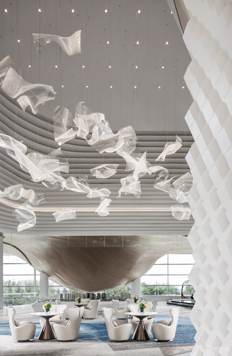 金茂青岛售楼处:创新一座岛 赛瑞迪普空间设计