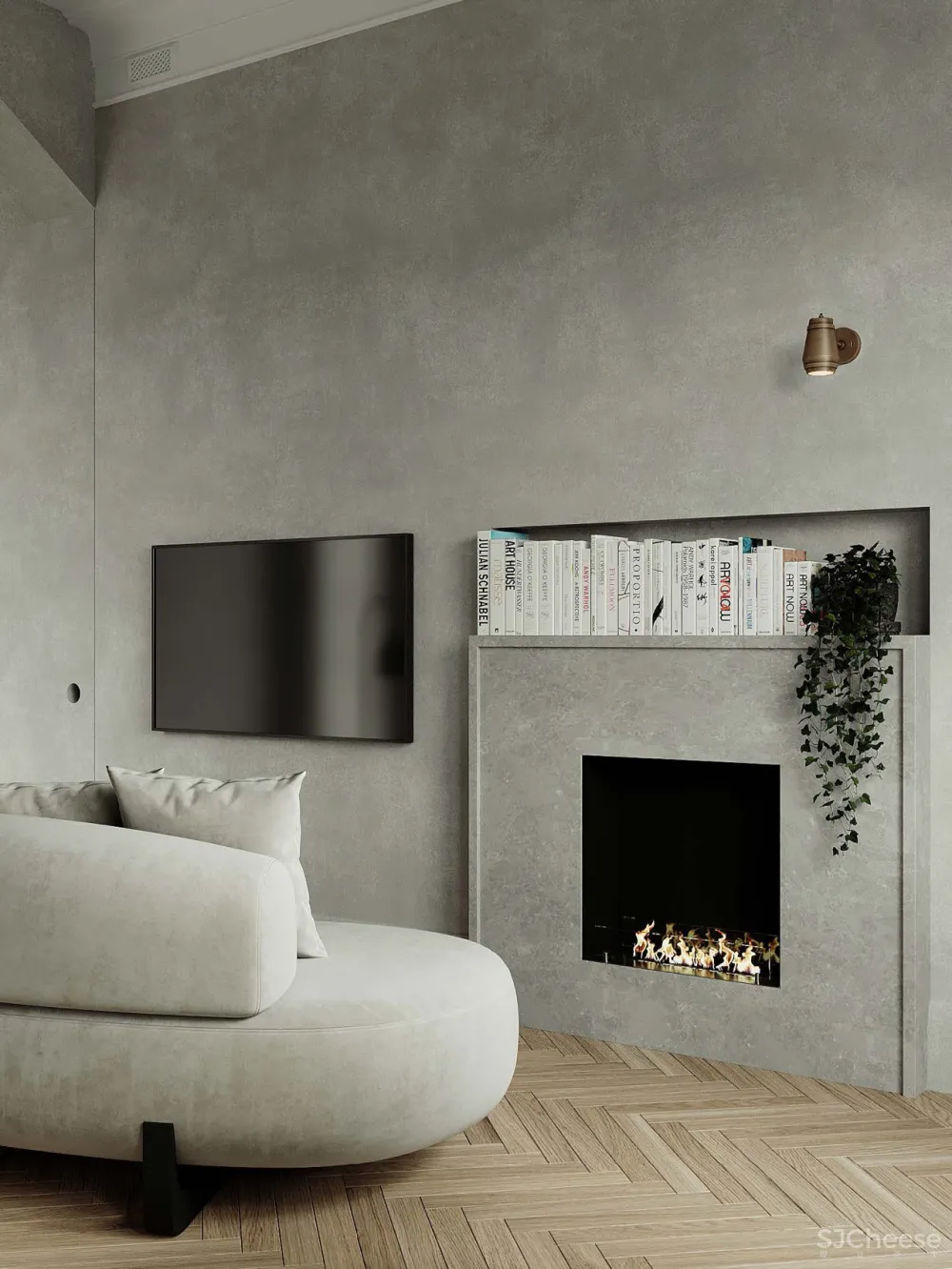 96㎡ 高级灰这样用，尽显极简之美！