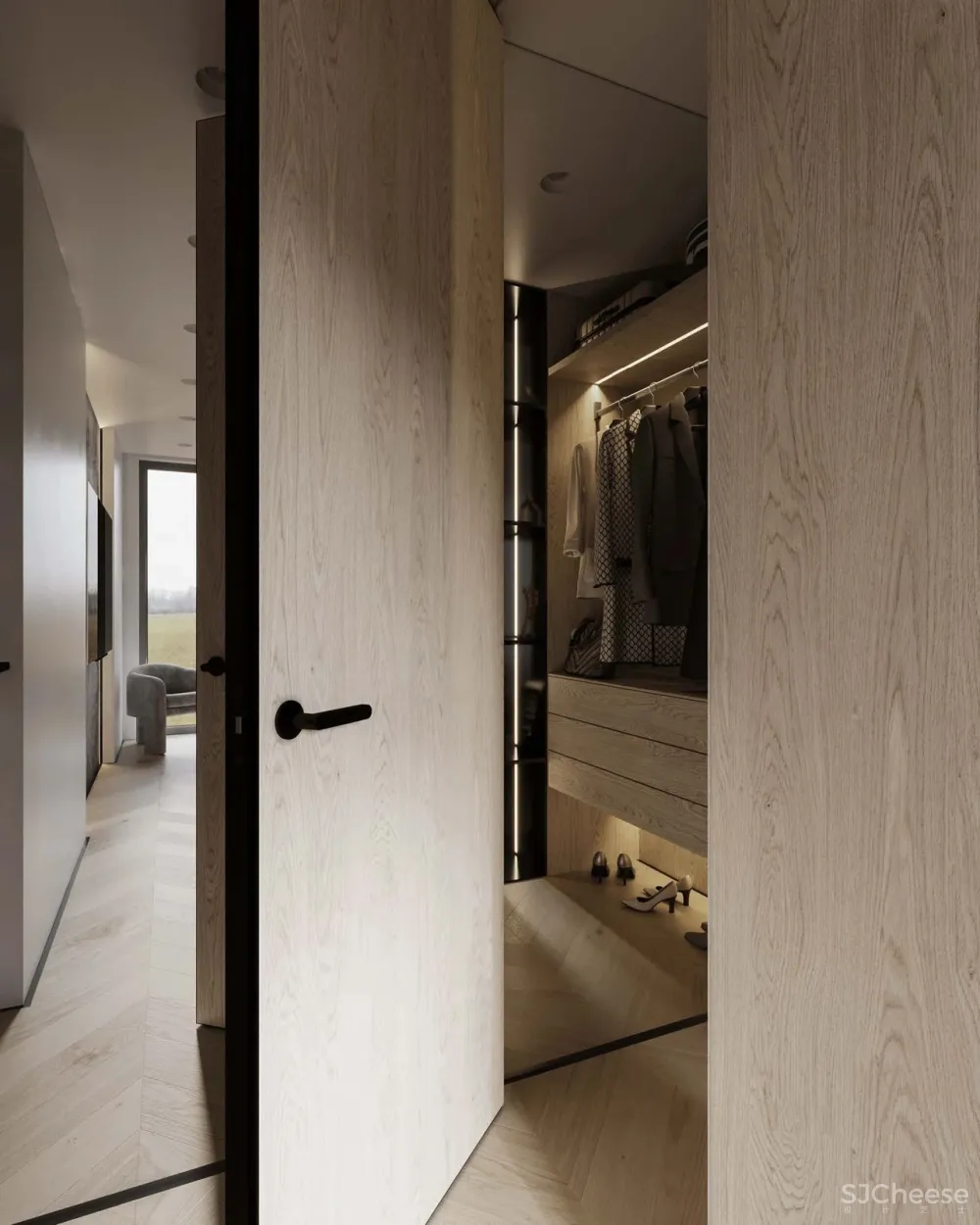 家里留一面清水混凝土墙,这质感太高级了!