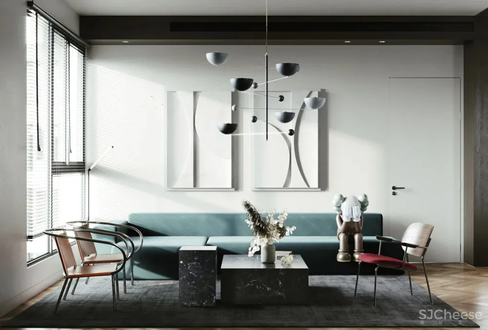 86.9㎡现代家居，别具魅力的空间设计！