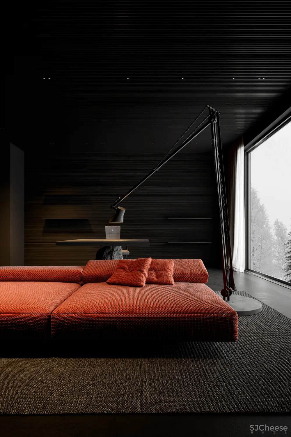 270㎡黑色空间,高级迷人!