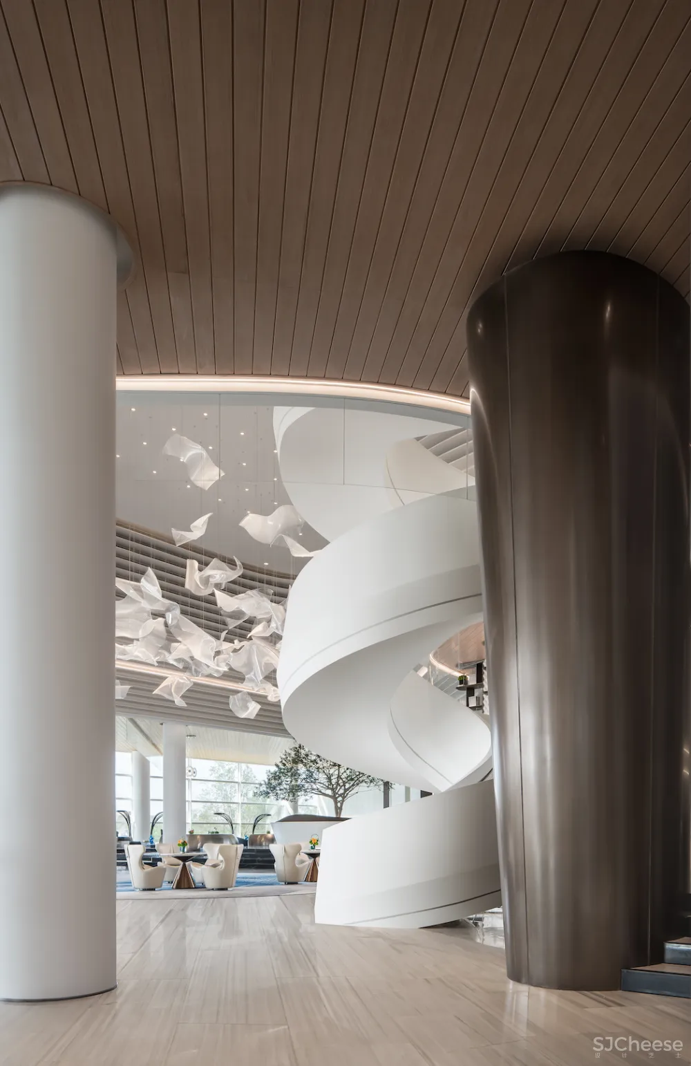 金茂青岛售楼处:创新一座岛 赛瑞迪普空间设计