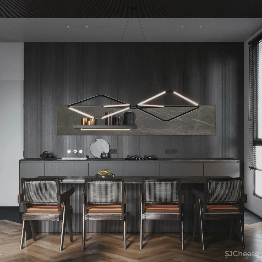 86.9㎡现代家居，别具魅力的空间设计！