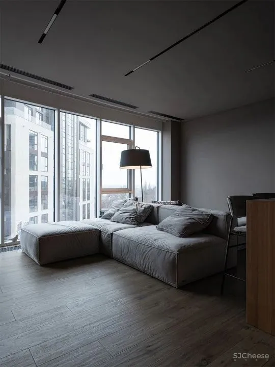 时髦的单身女士,不爱华丽不爱精致,就爱酷炫的灰色调!