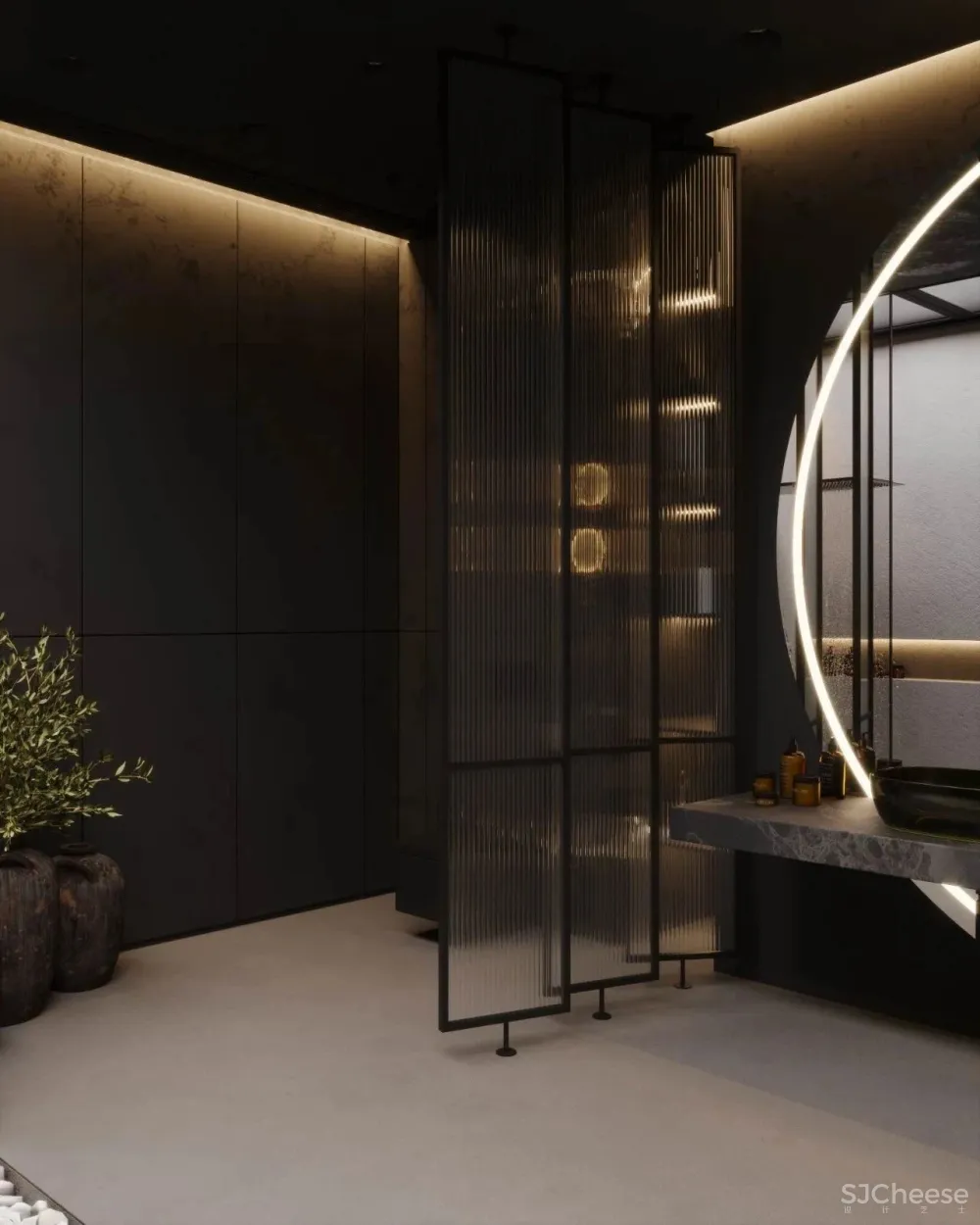 250㎡高级黑别墅，满满的高级感！