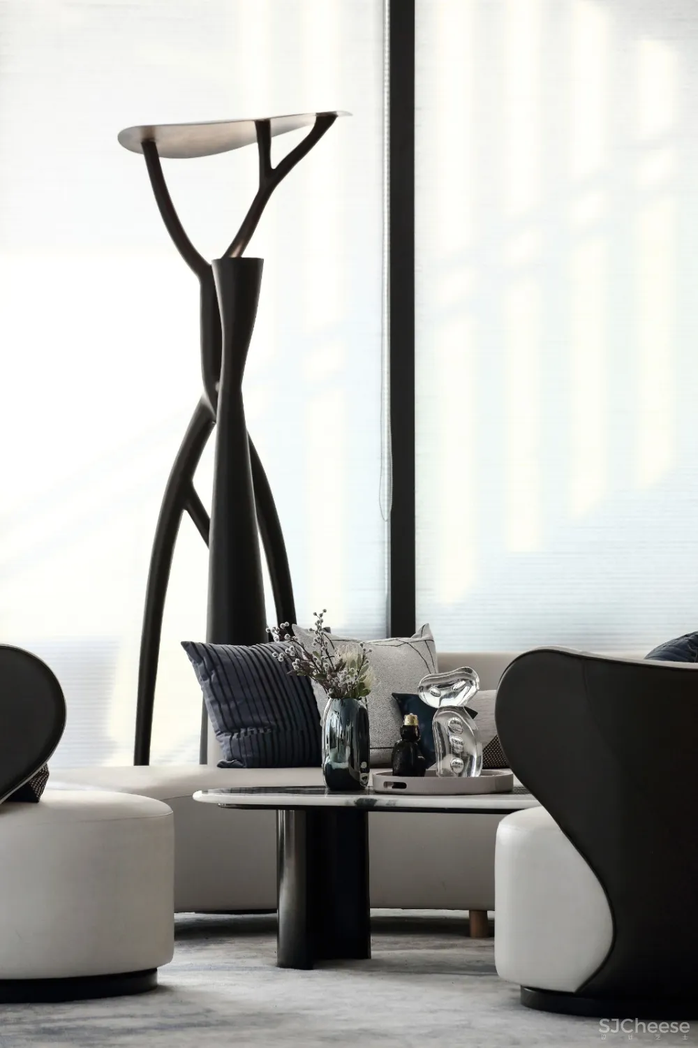 曲线中的温婉|绿地.张家港海源名邸售楼处——南京我们室内设计