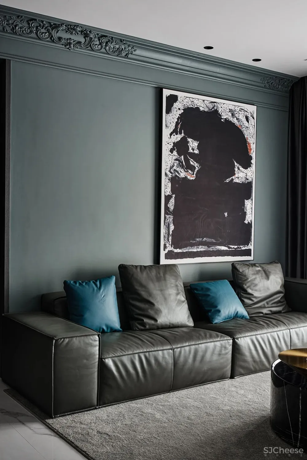 160㎡黛绿复古风，无法抗拒的优雅与质感!