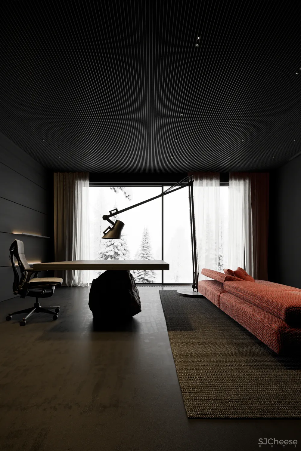 270㎡黑色空间,高级迷人!