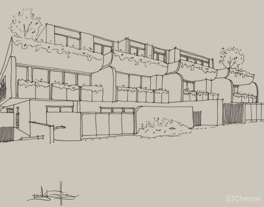 小而美的公寓楼,简约又有细节,这才叫高级!