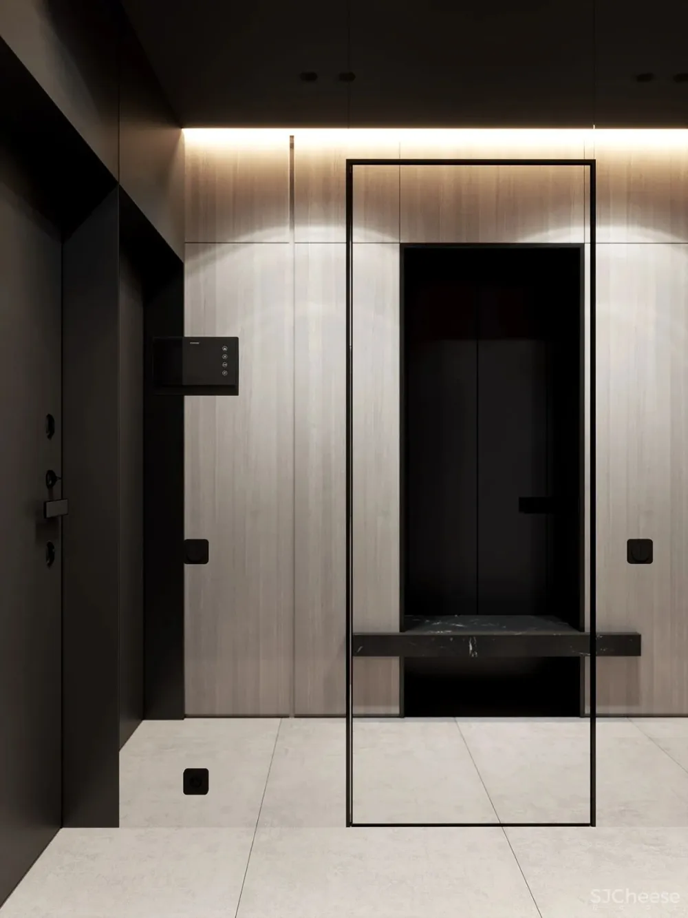 105㎡深色极简,美出新高度!