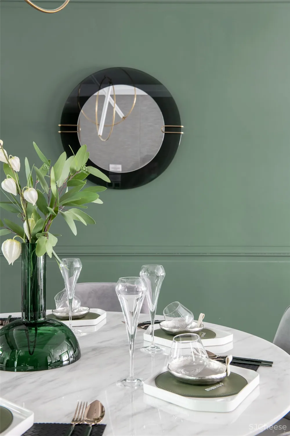 德方圆 | 石家庄150平样板间 邂逅法式浪漫