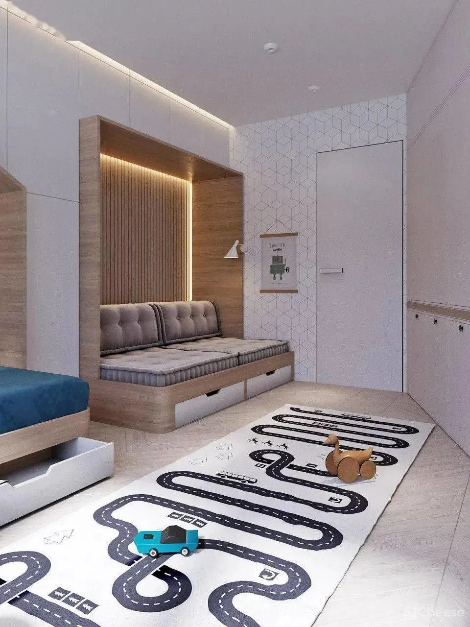 112㎡简美现代风格公寓设计赏析 Lauri Brothers