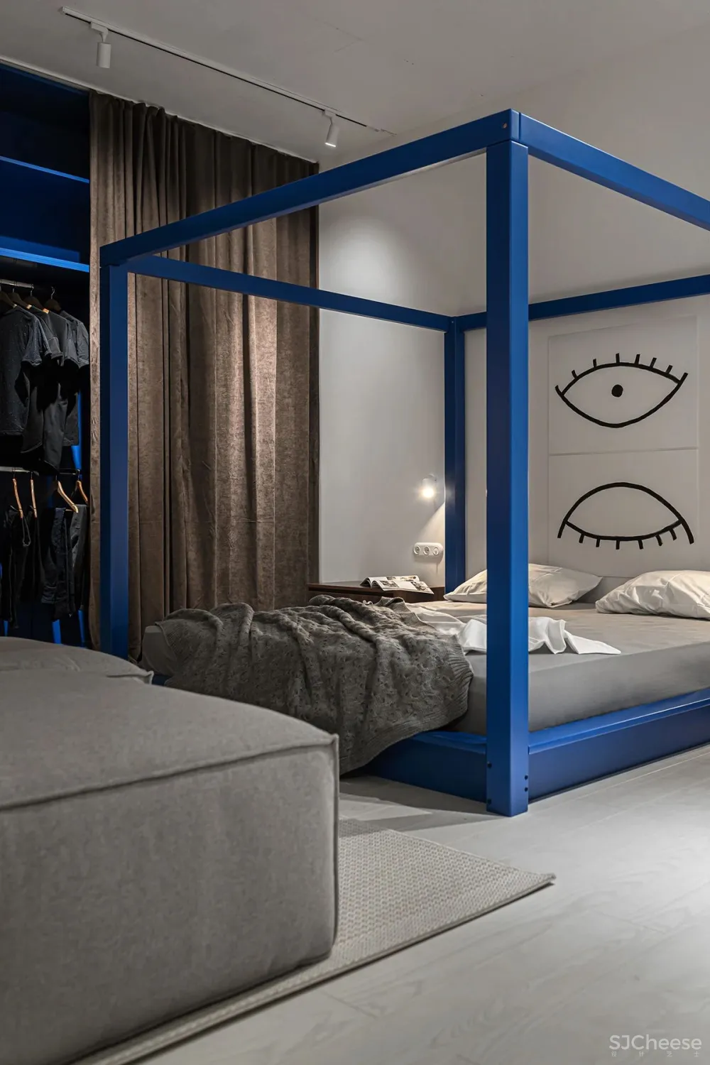 55㎡一室户装修花 16 万,还是全开放布局!