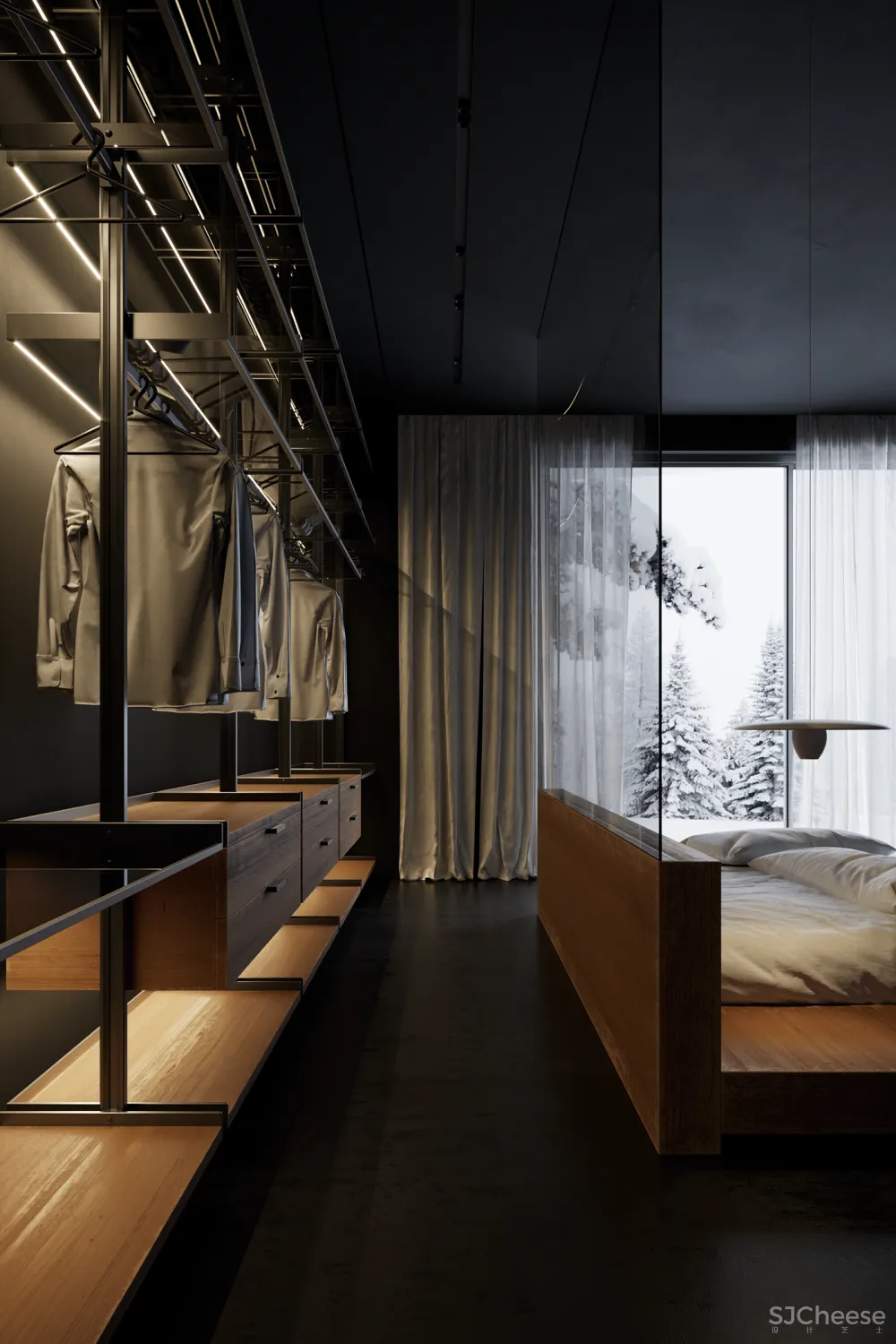 270㎡黑色空间,高级迷人!