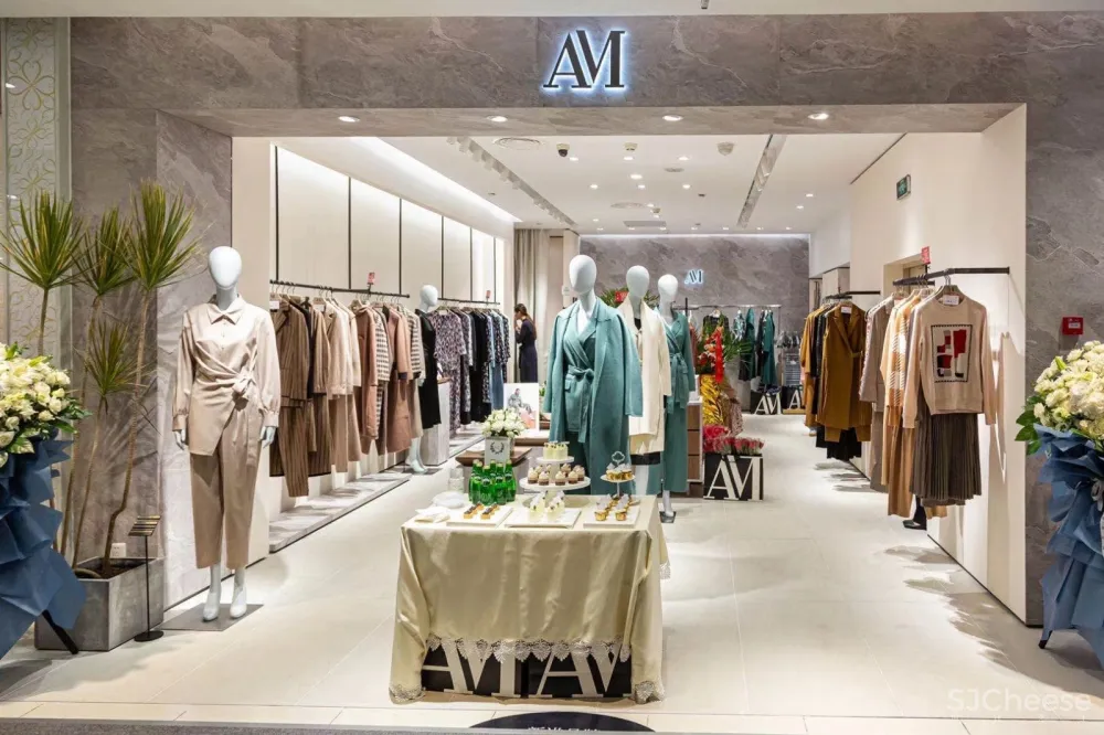 朗生案例 | AM襄阳武商店,天青色碰上烟雨灰,闹中取静的简约明快