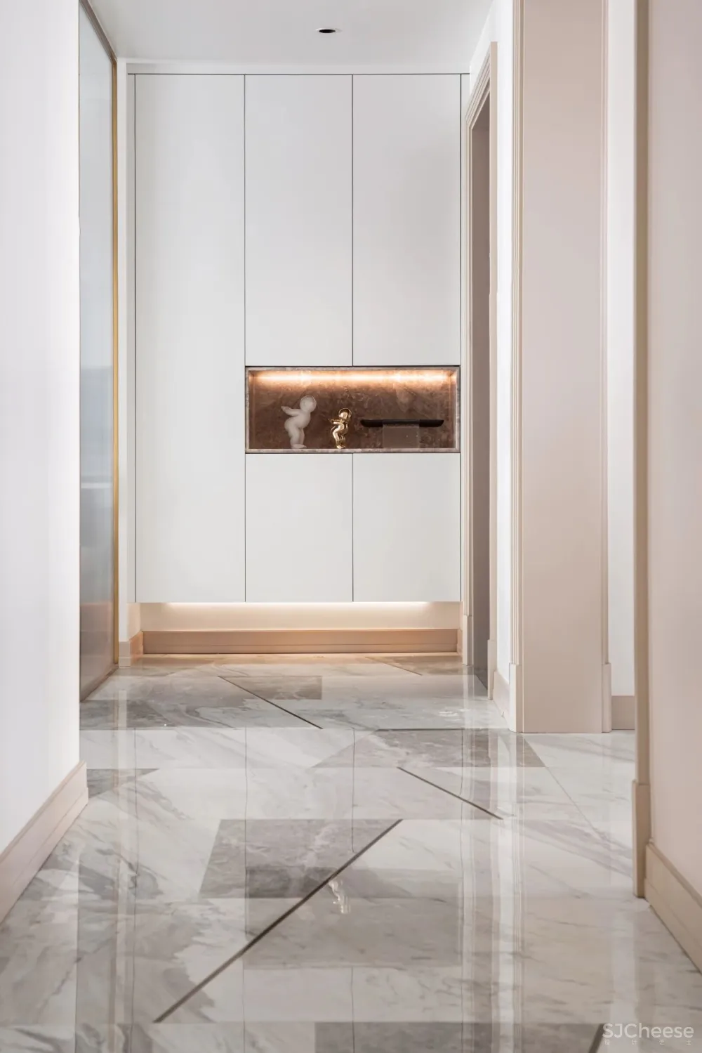 粉白色调 长虹玻璃，诠释家的优雅 SKH设计